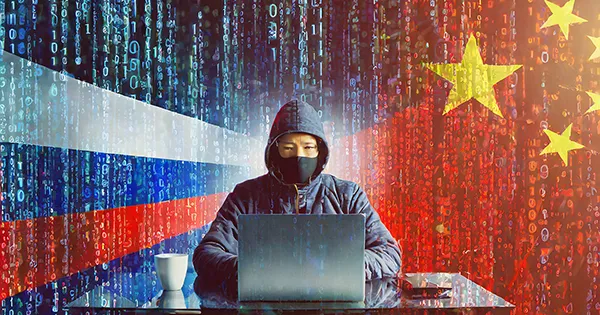 Cyberwar Russland, China