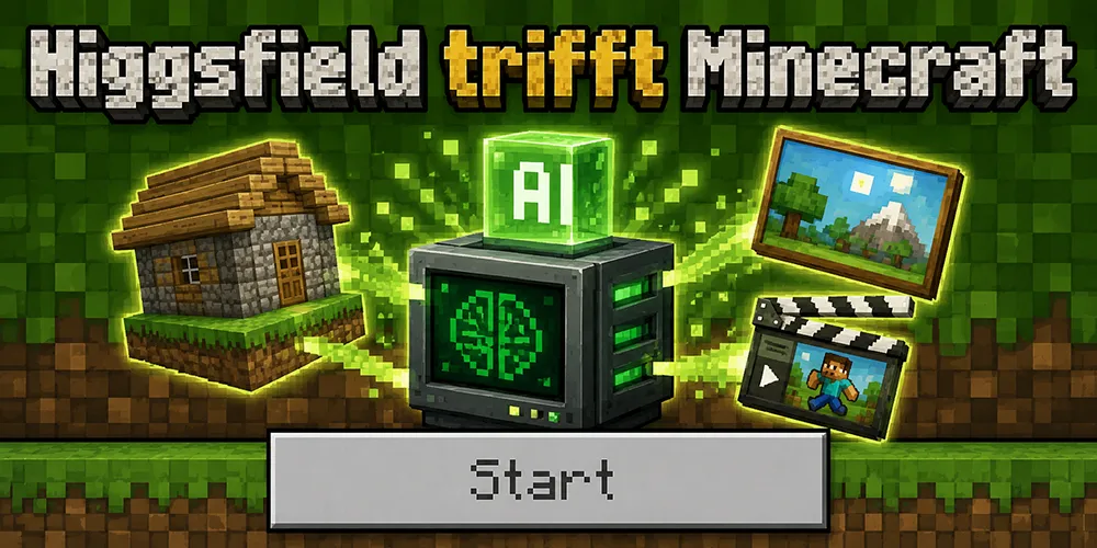 Ein Minecraft KI Bild