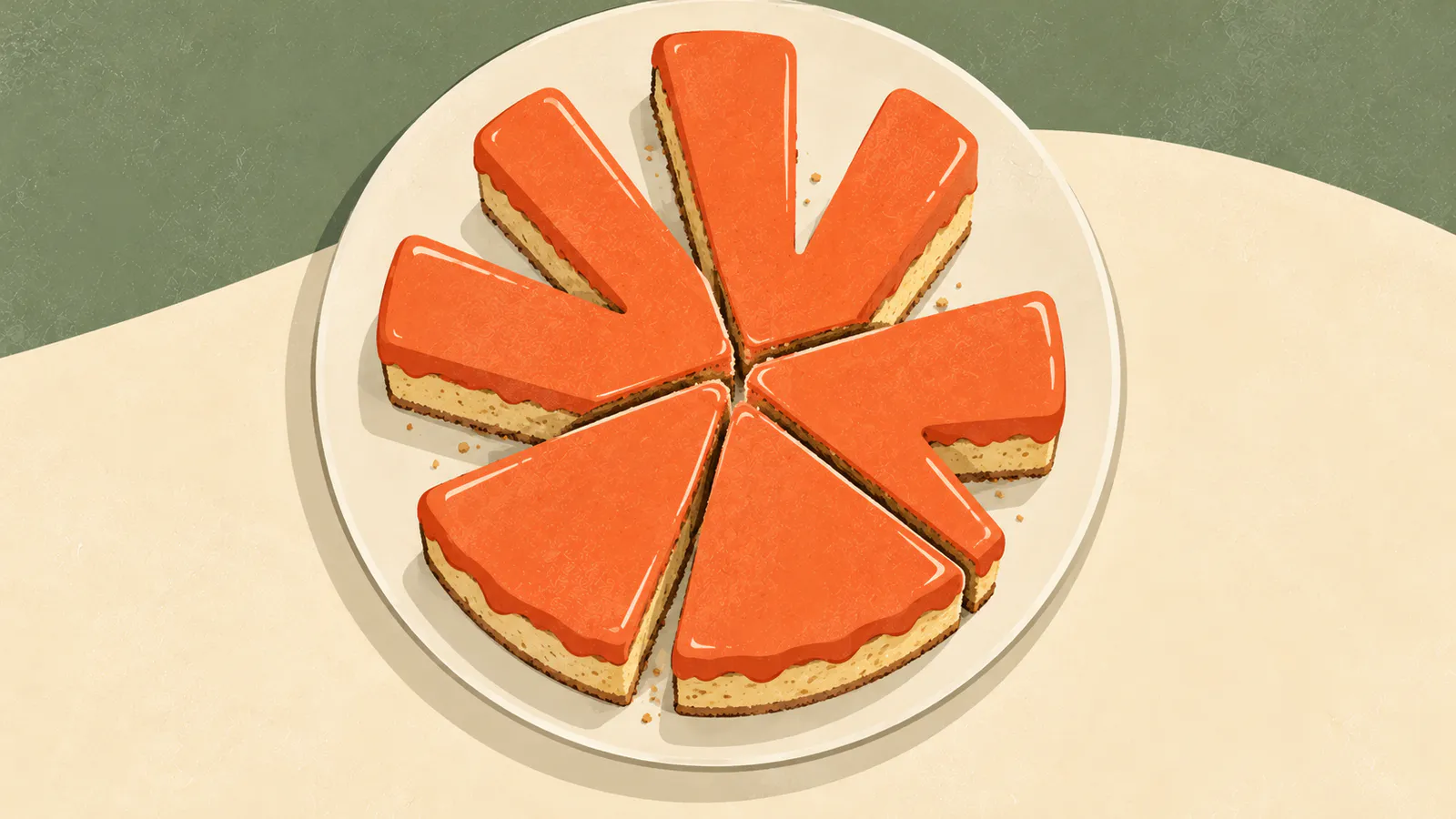 Ein Anthropic Kuchen