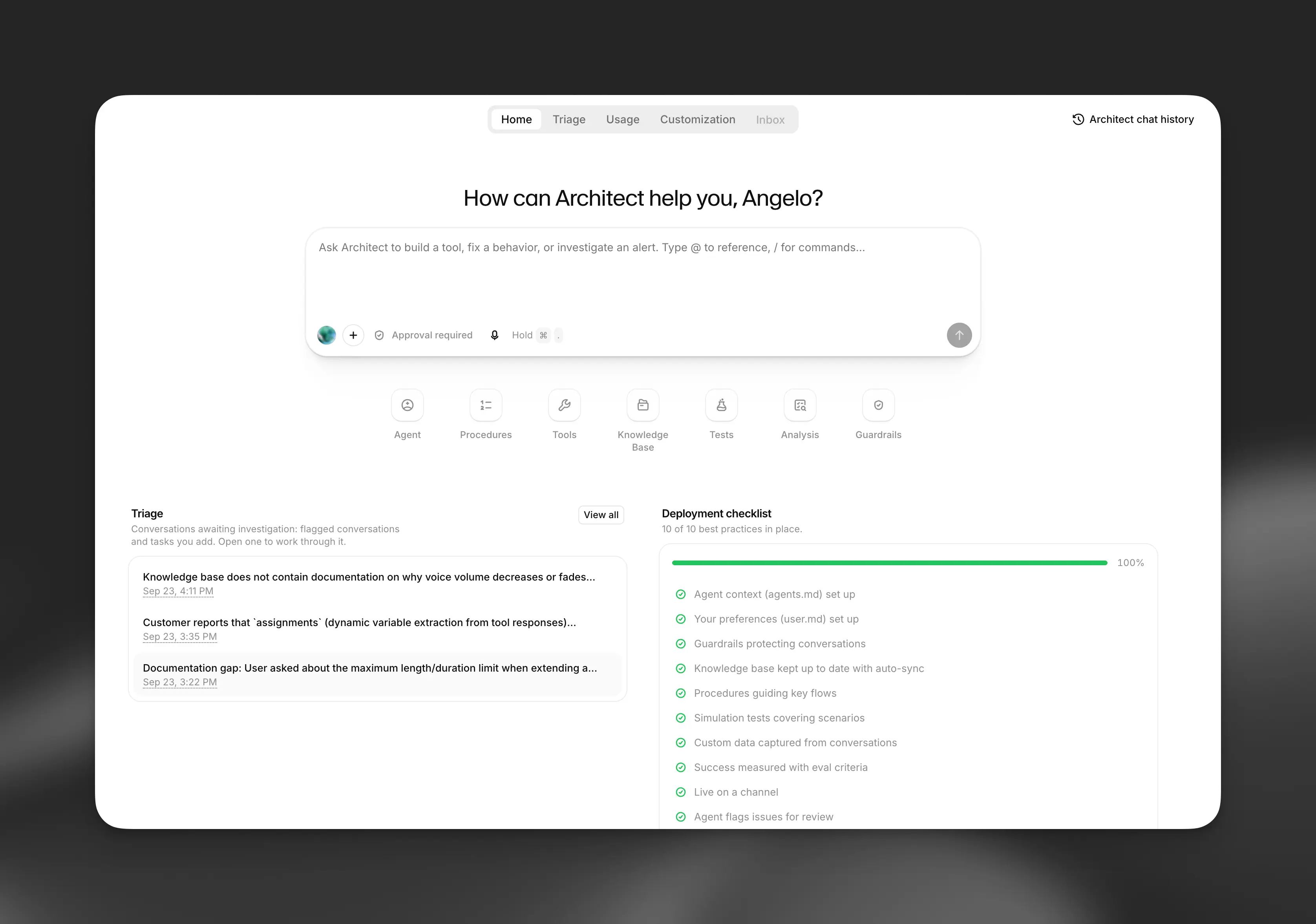 Schaubild ElevenLabs Agents