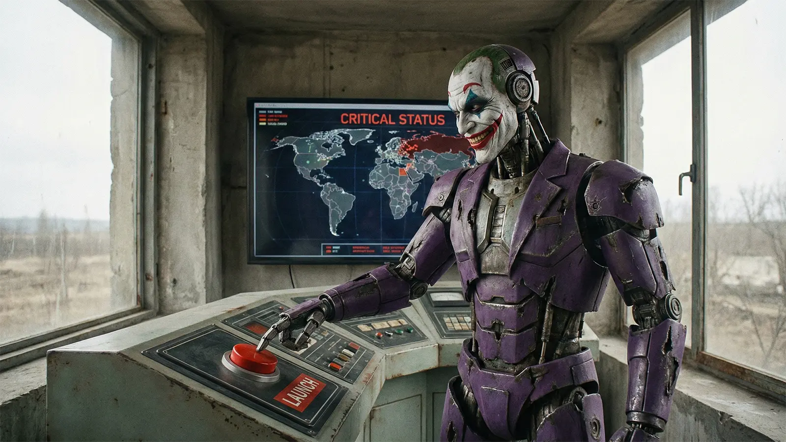 Ein verrückter KI-Agent ist kurz vor dem drücken vom roten Knopf