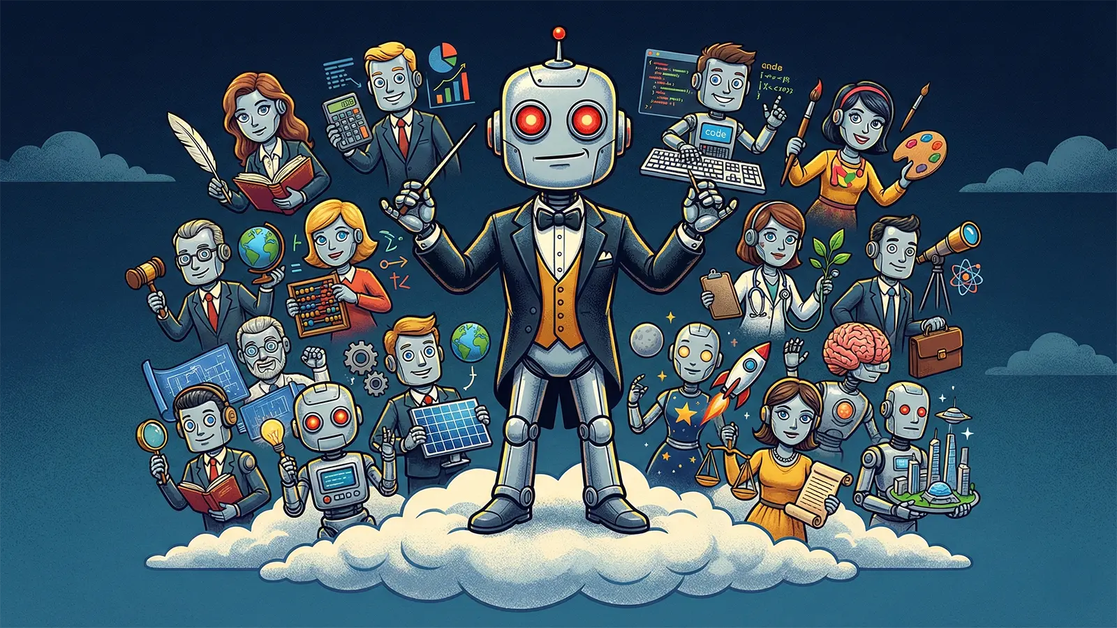 Ein Grok Orchestrator mit vielen Agenten