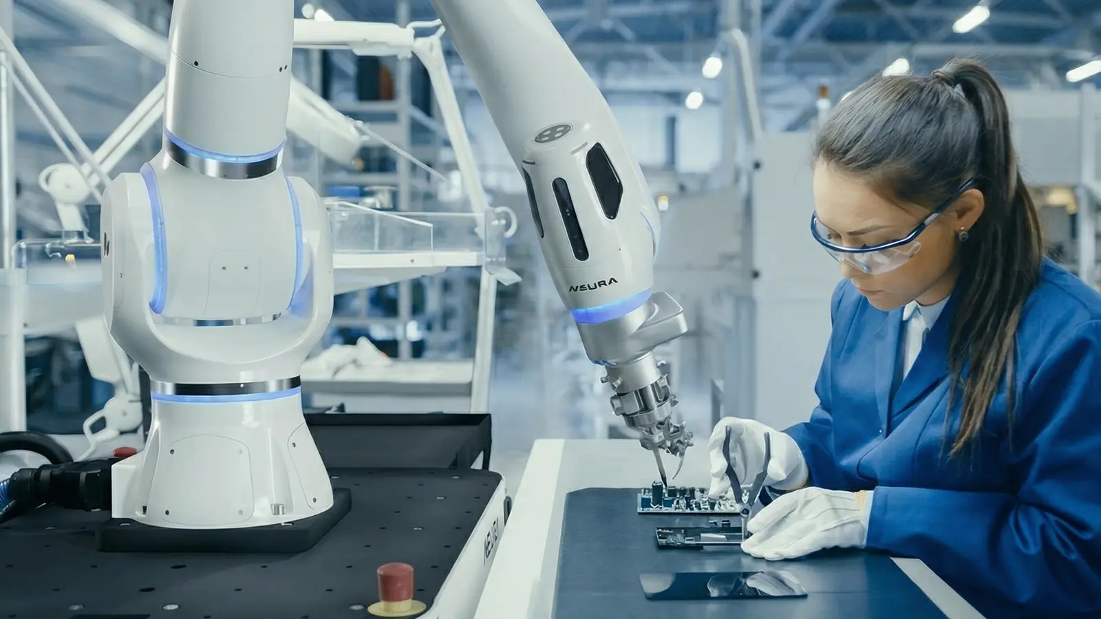 Ein Roboterarm von Neura