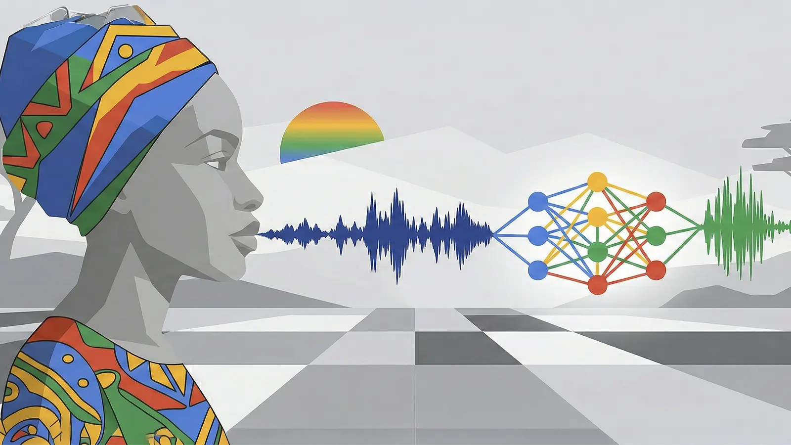 Ein Afrikaner spricht