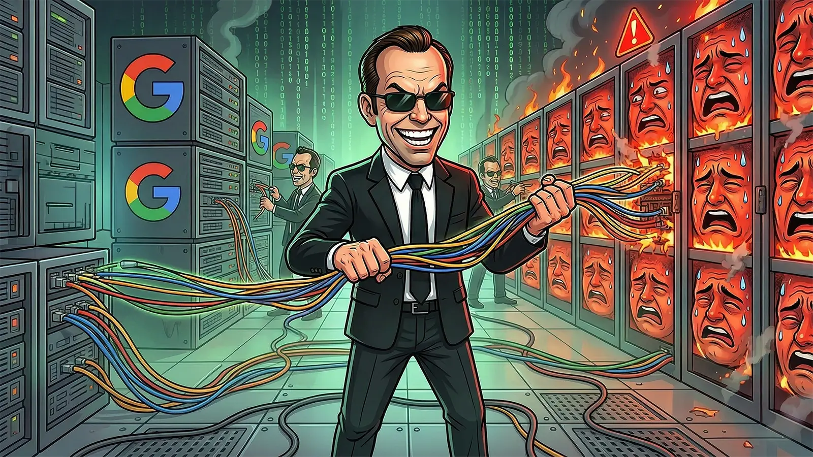 Der Agent Smith lastet alle Google Server komplett aus