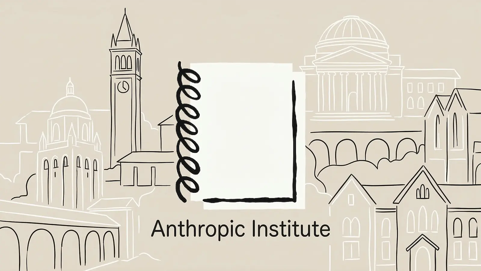 Ein Anthropic Institute mit einer Zeichnung