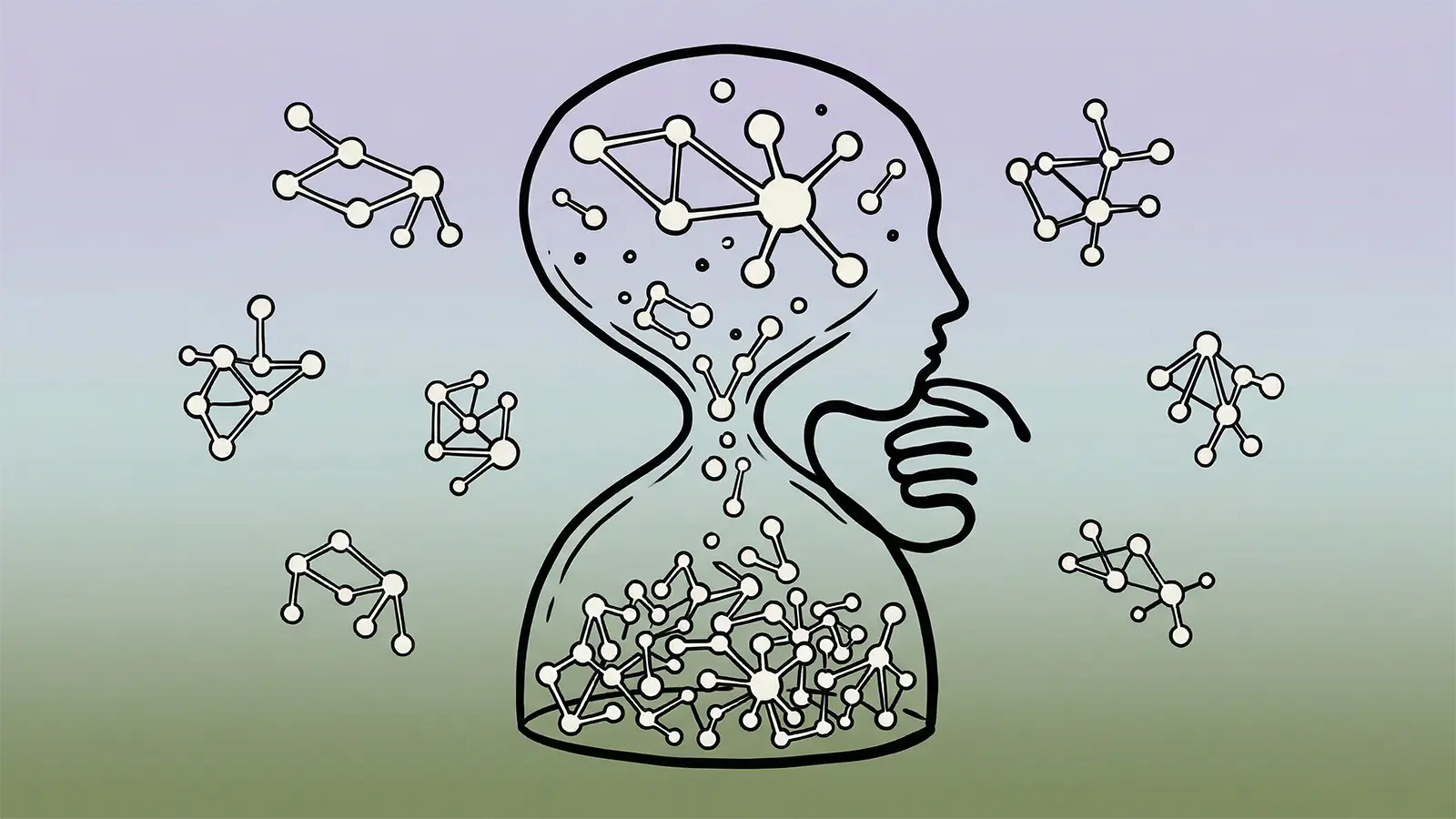 Ein Claude Bild als Sanduhr