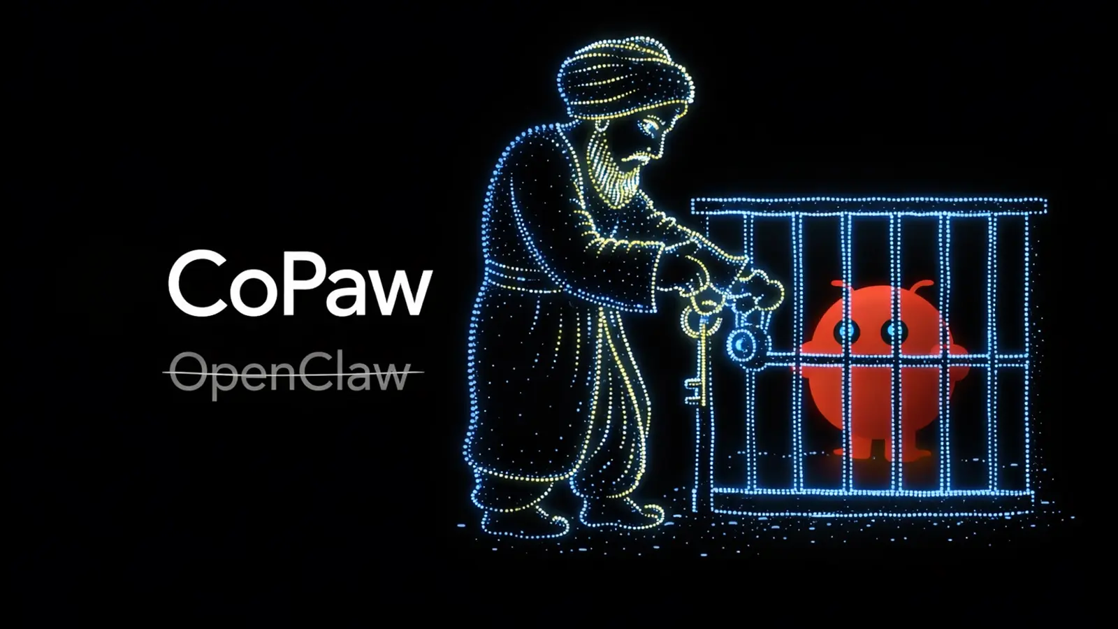 CoPaw sperrt OpenClaw in ein Sicherheitsgitter ein.