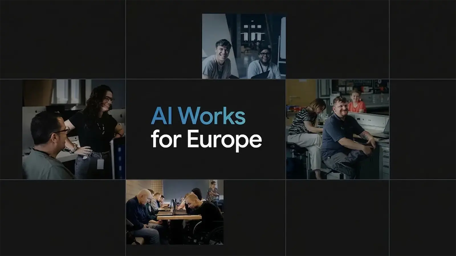 AI Works mit Arbeitern