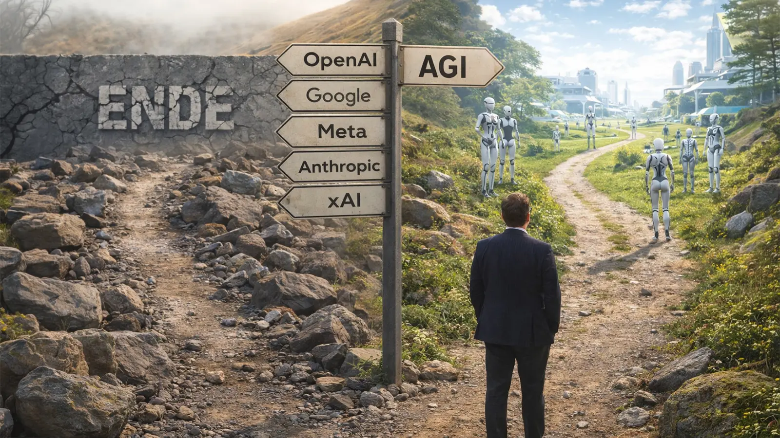 Ein Weg zeigt Richtung AGI