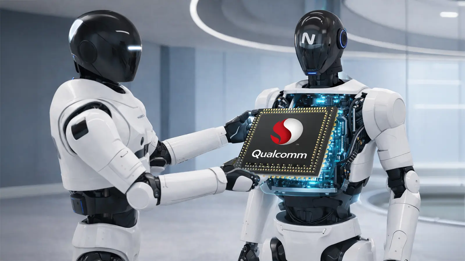 Ein Neura Roboter bekommt einen Qualcomm KI-Chip