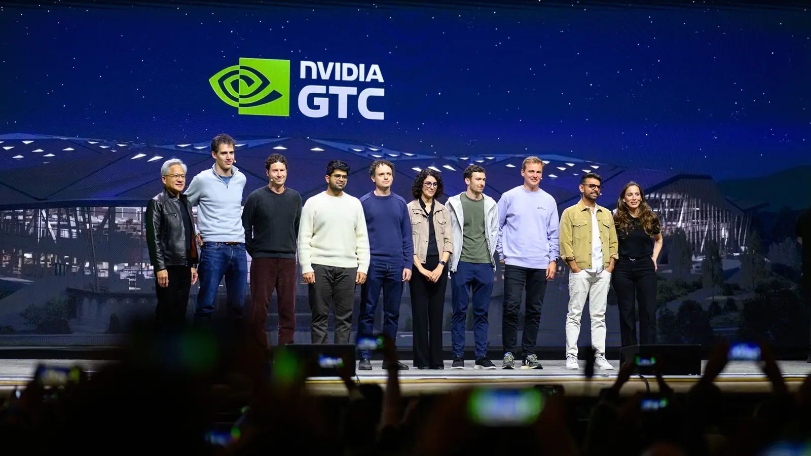 Ein Bild der Teilnehmer bei der Nvidia GTC