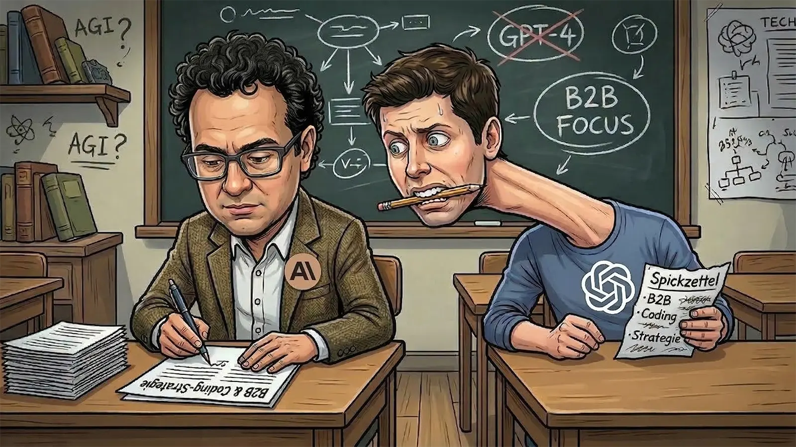 Sam Altman schaut bei Dario Amodei ab