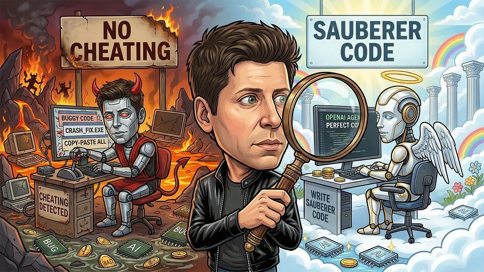 Sam Altman kontrolliert seine Coding Agents