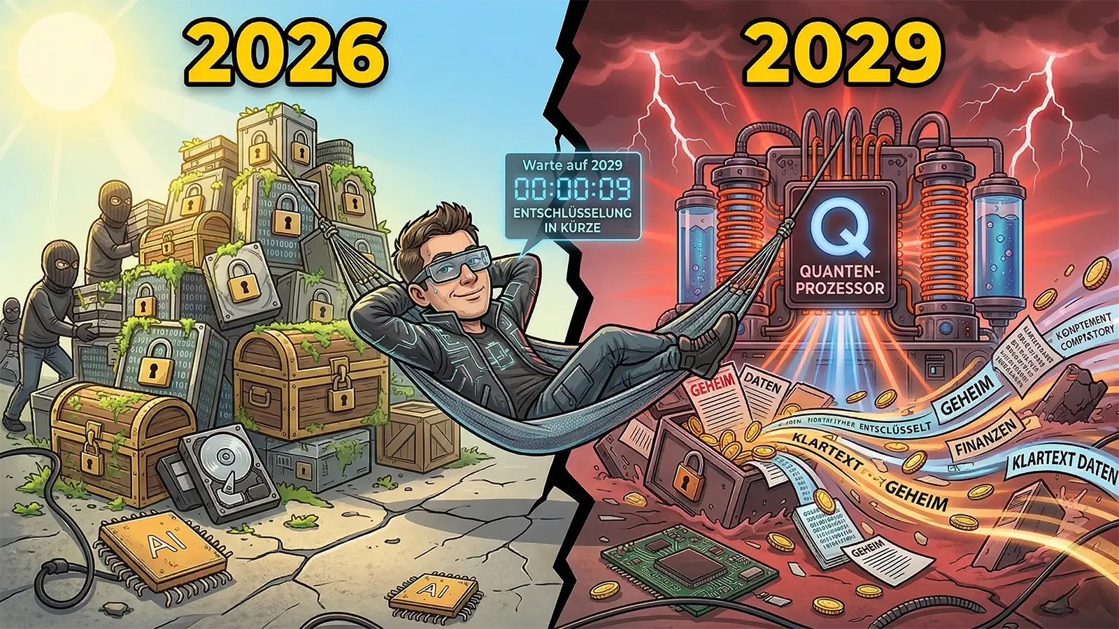 Verschlüsselte Daten werden 2029 geknackt