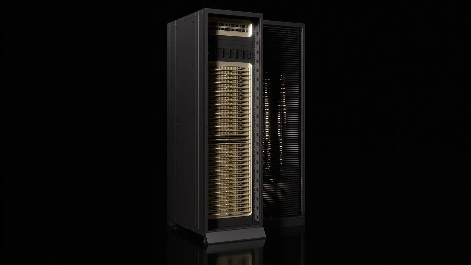 Ein Rack mit Vera CPUs