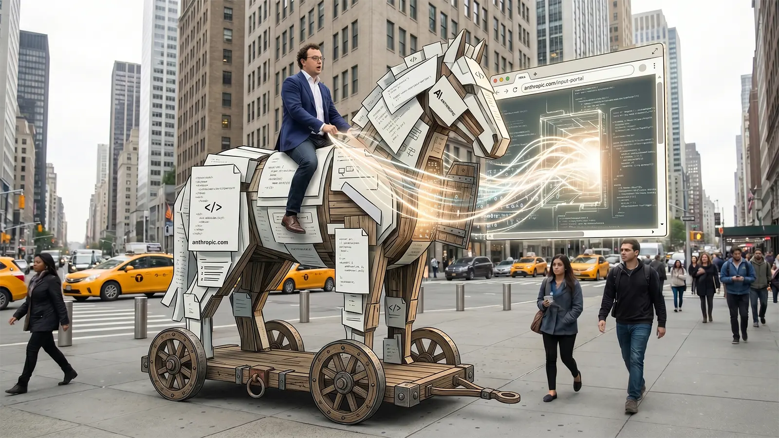 Ein trojanisches Pferd in New York