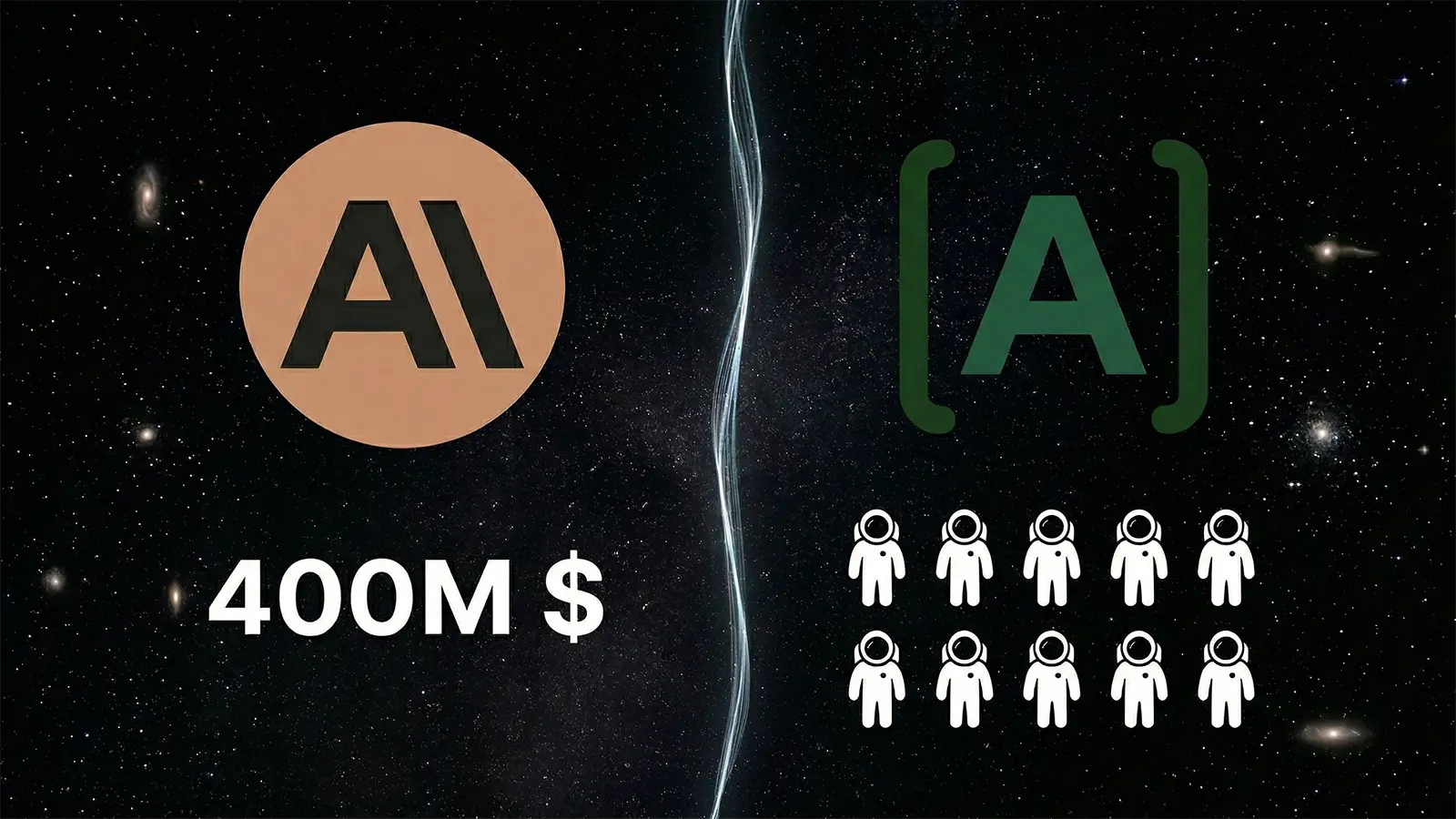 Anthropic und Coefficient Bio Logos