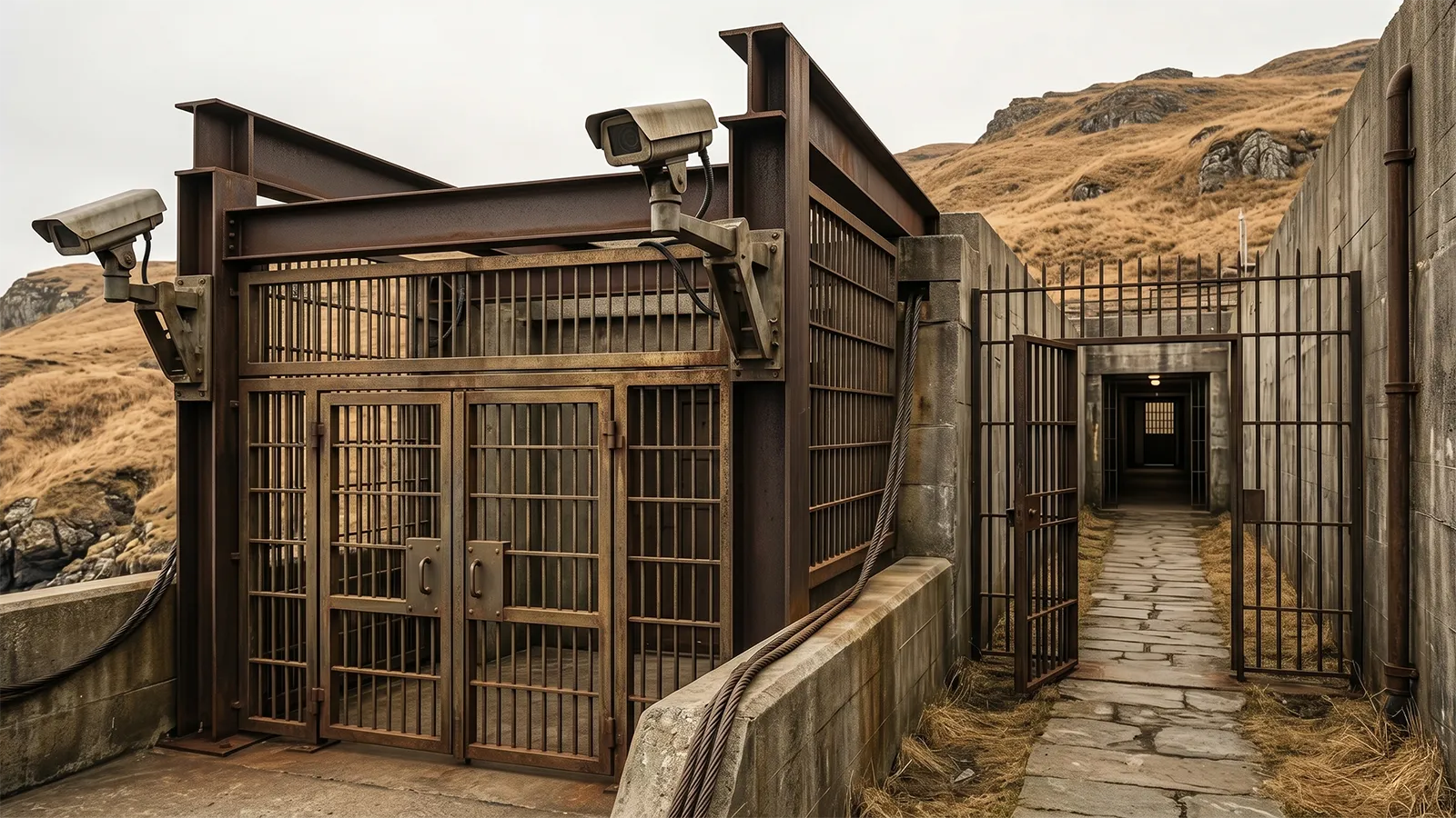 Alcatrez mit Sicherheit und Backdoor