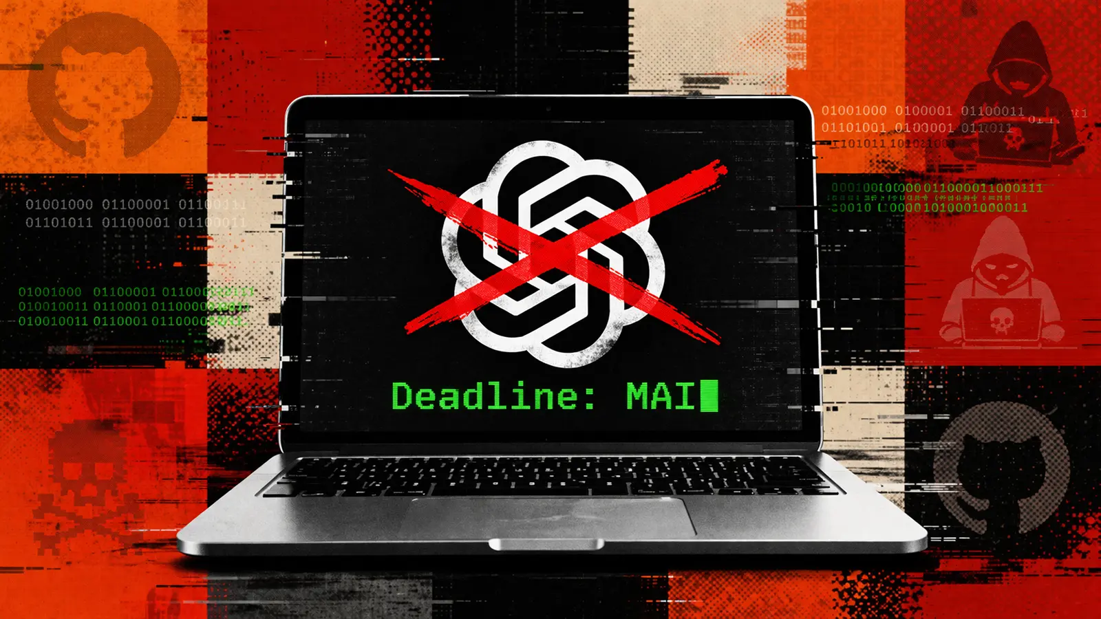 Ein OpenAI Symbol auf dem Mac