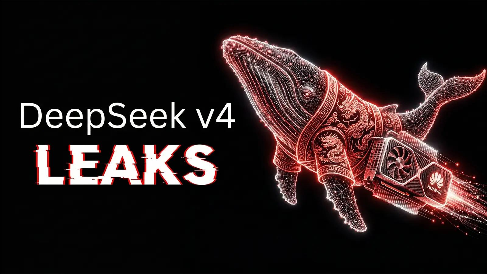 Ein Wal in chinesischer Kleidung mit GPU-Antrieb