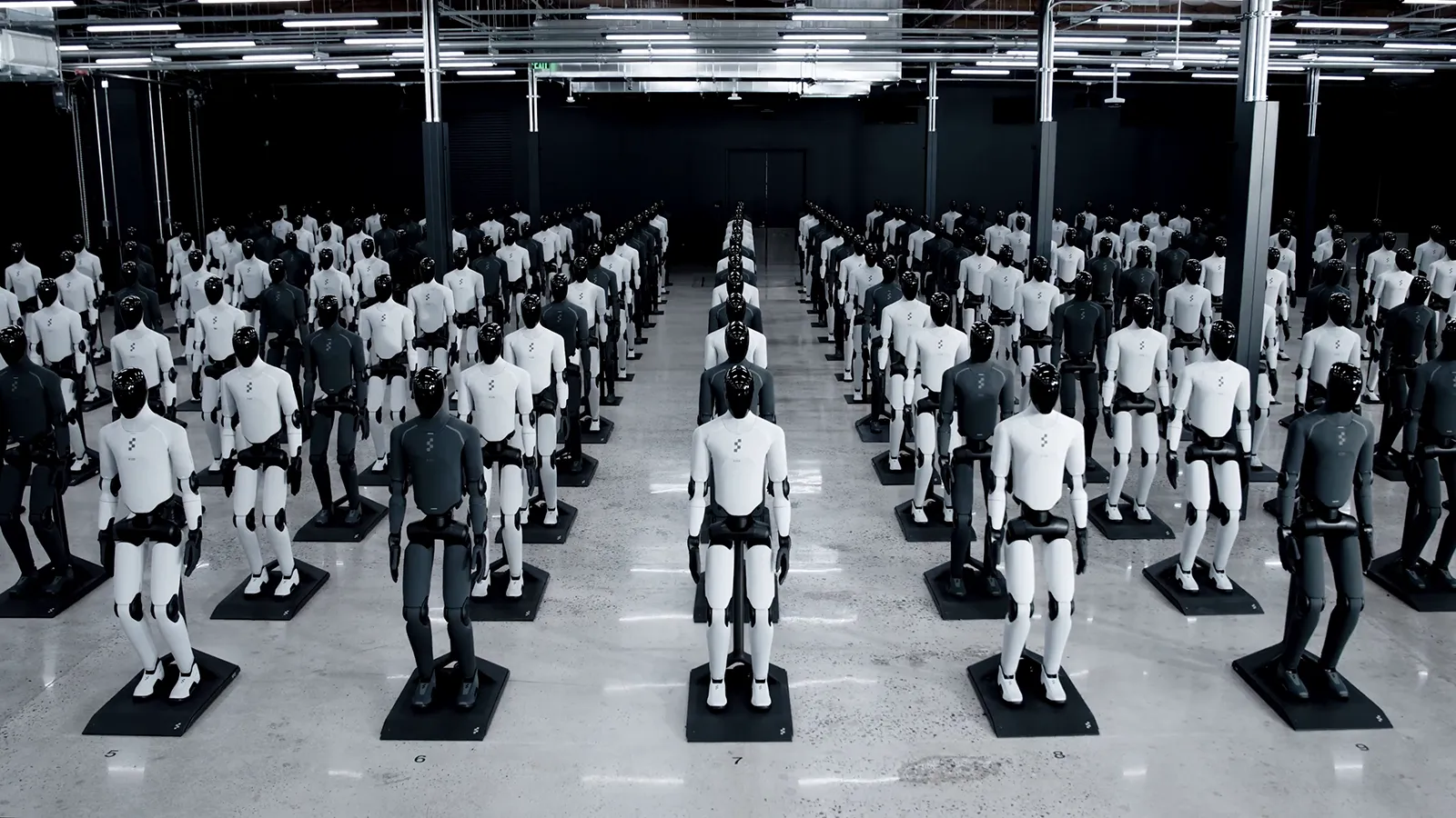 Eine Armada aus Figure 03 Robotern