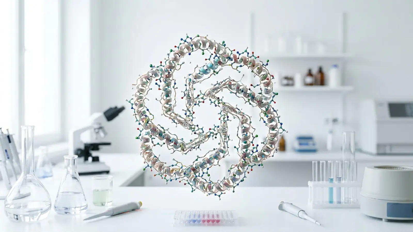 Ein OpenAI Logo in biologischer Form