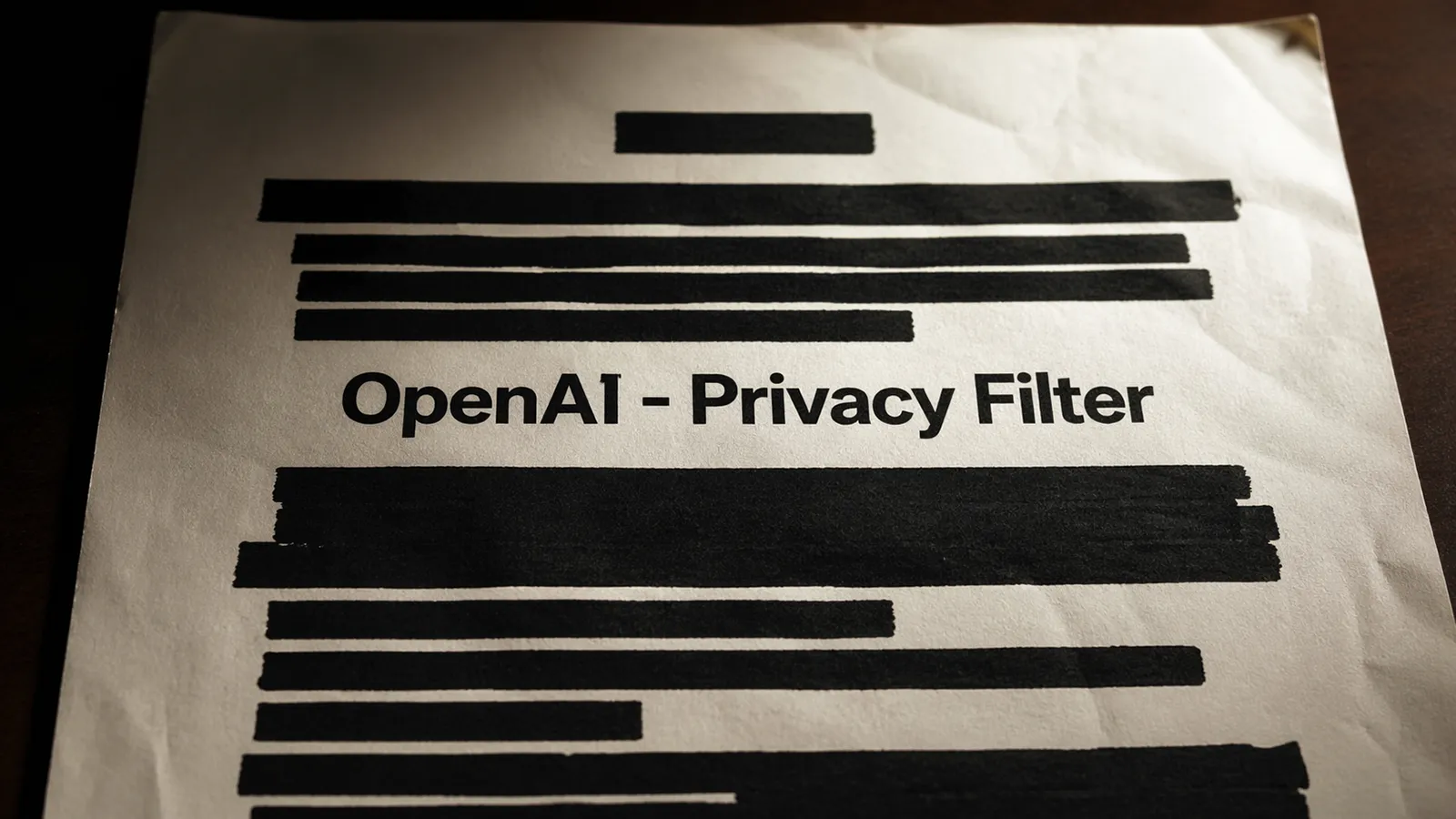 Ein geschwärztes Dokument