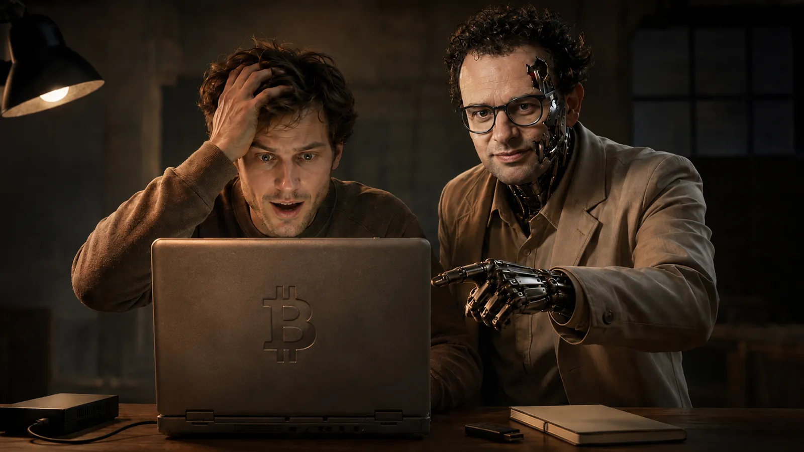 Amodei als Terminator holt Bitcoin zurück