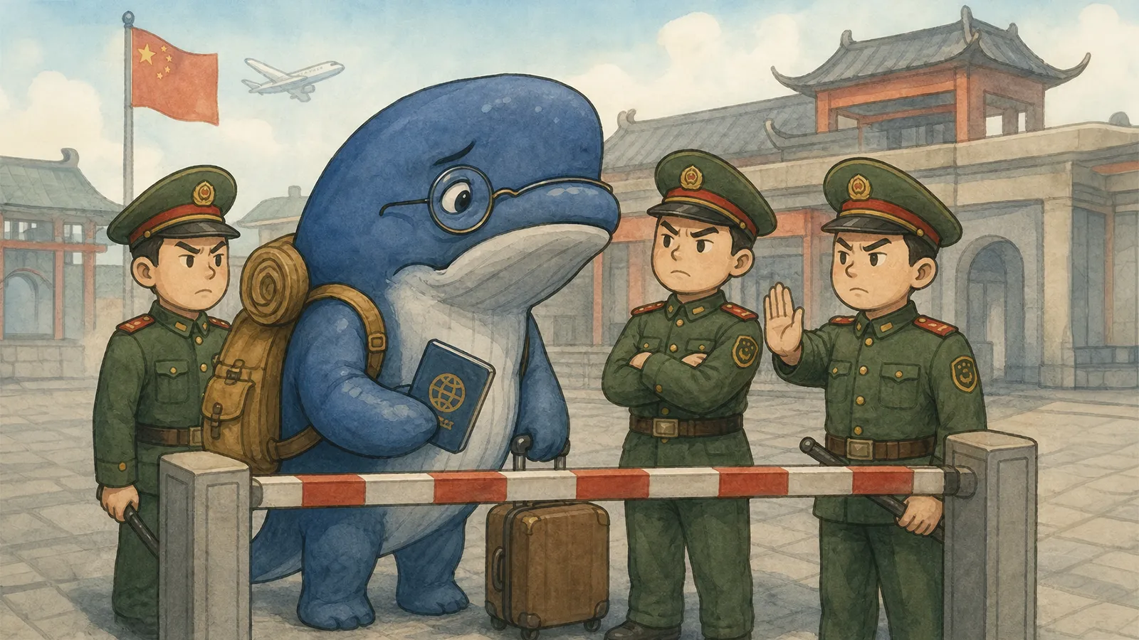 Ein Wal will aus China raus