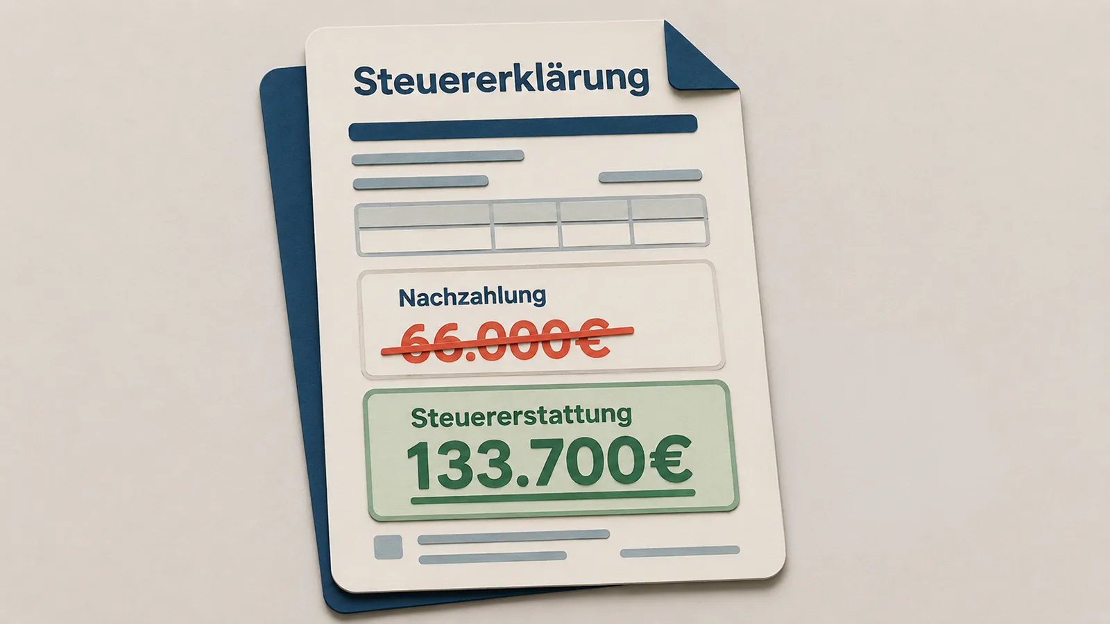 Ein Roboter macht die Steuern