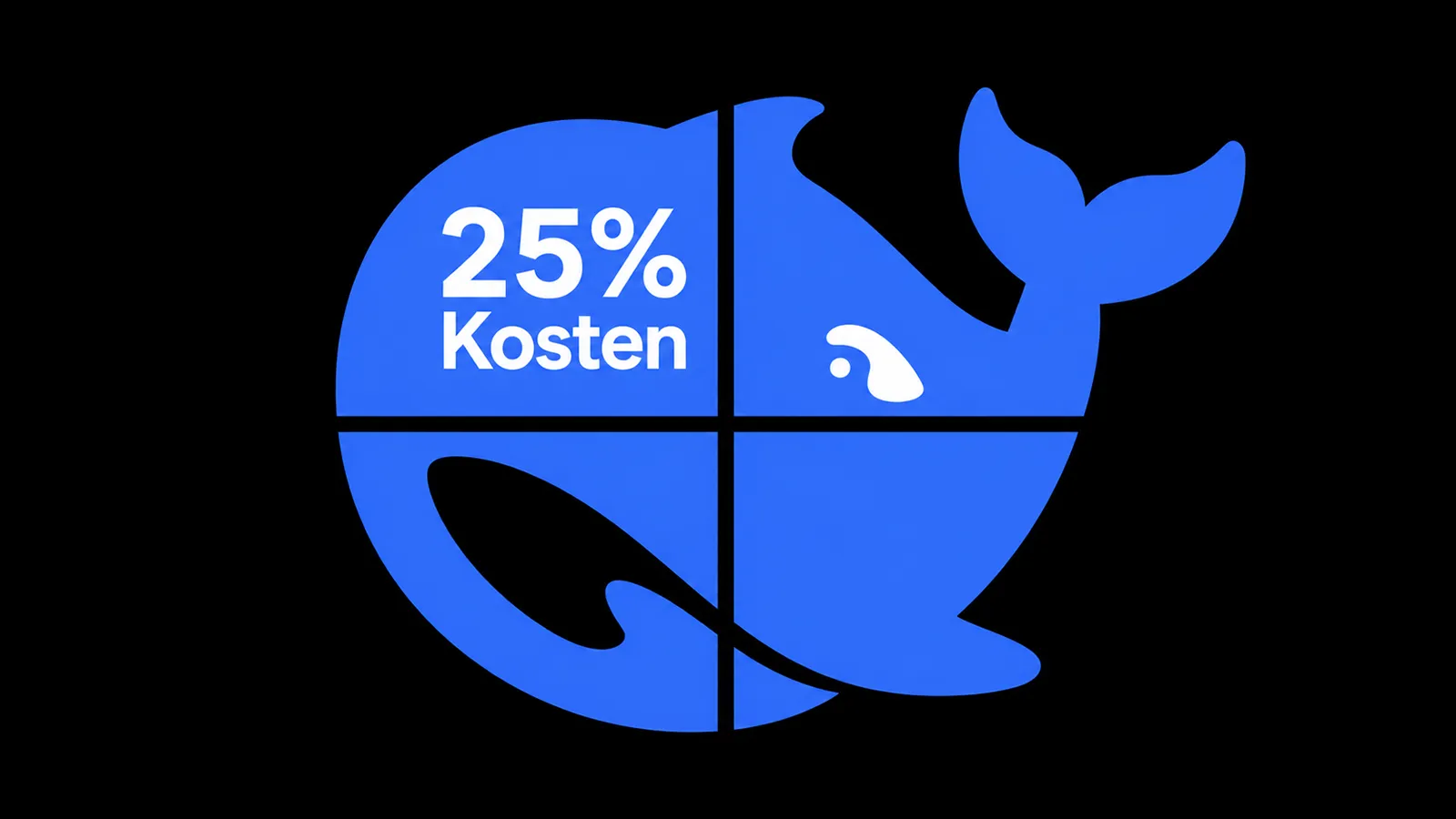 Ein 25 prozent DeepSeek Wal