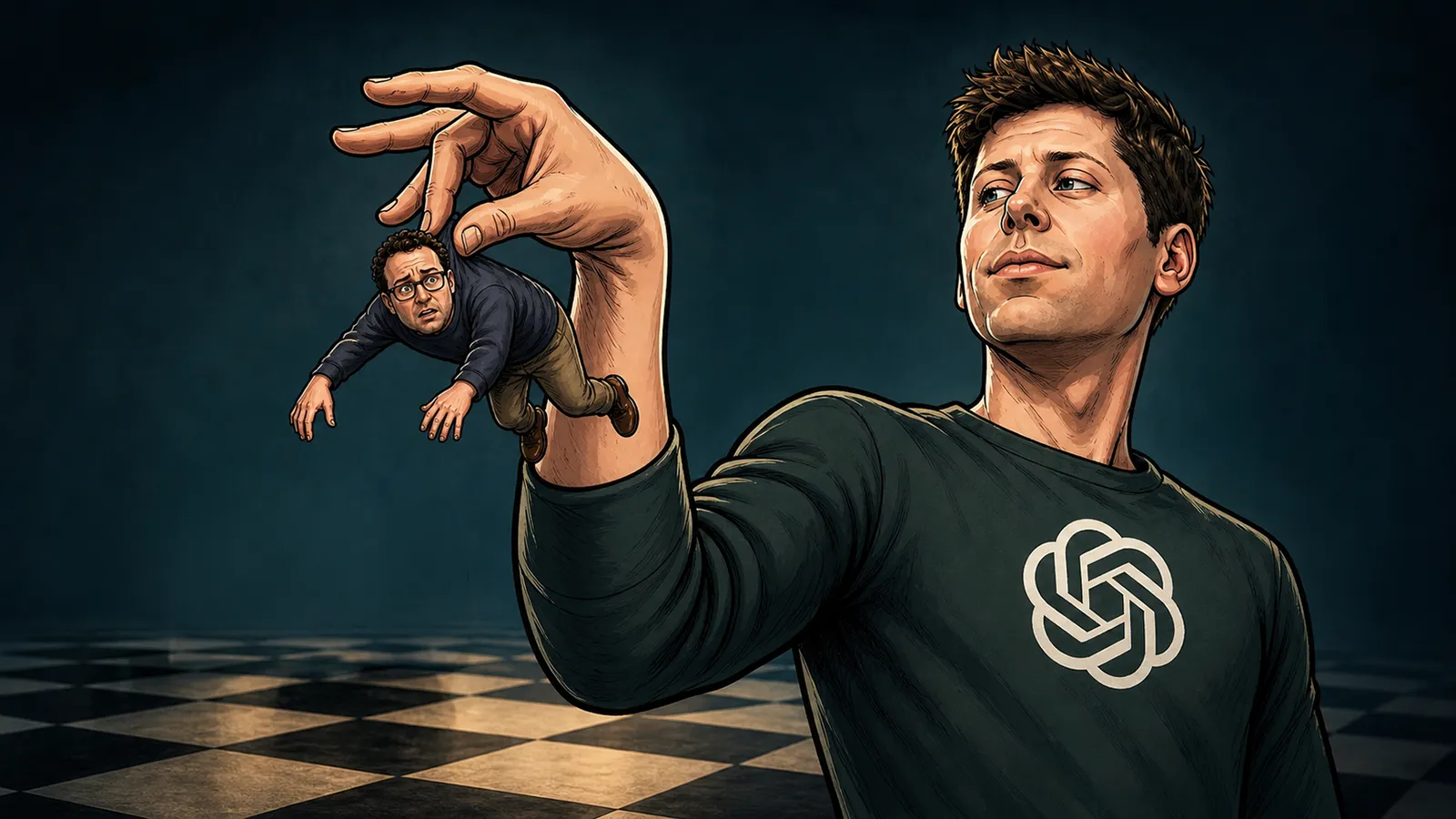 Sam Altman hält Dario Amodei
