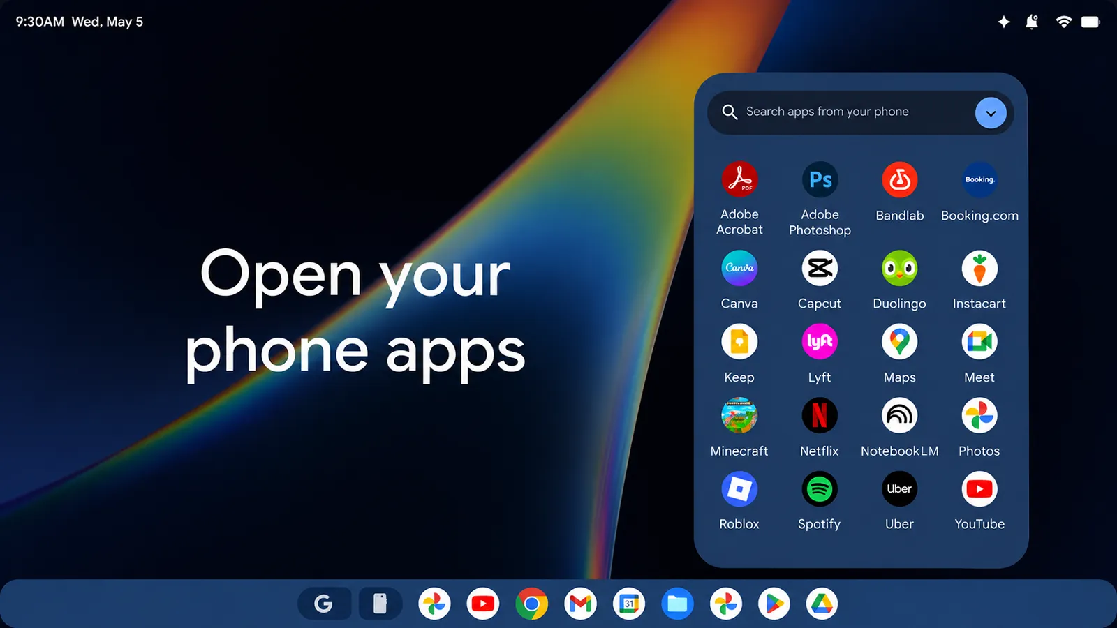 Die neue Googlebook Oberfläche