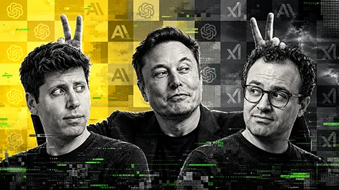 Musk, Amodei und Altman: Beste Feinde
