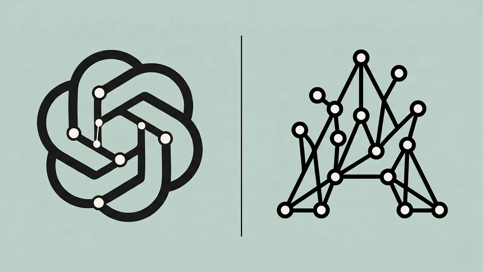 OpenAI und Anthropic Logo