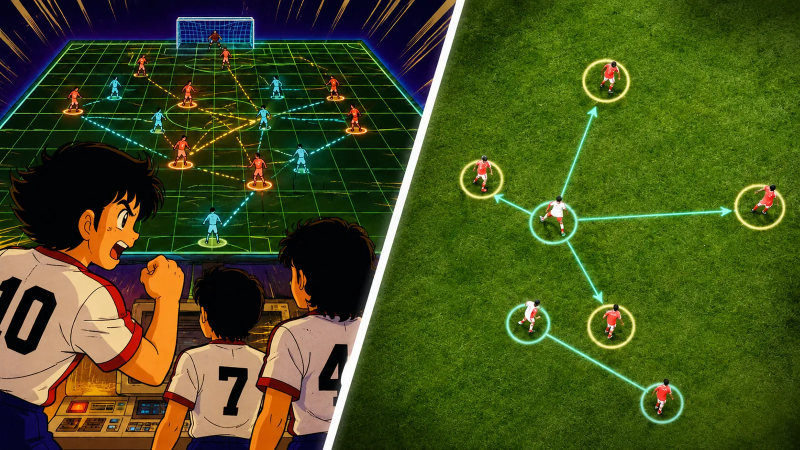 Fussball simulieren früher und heute