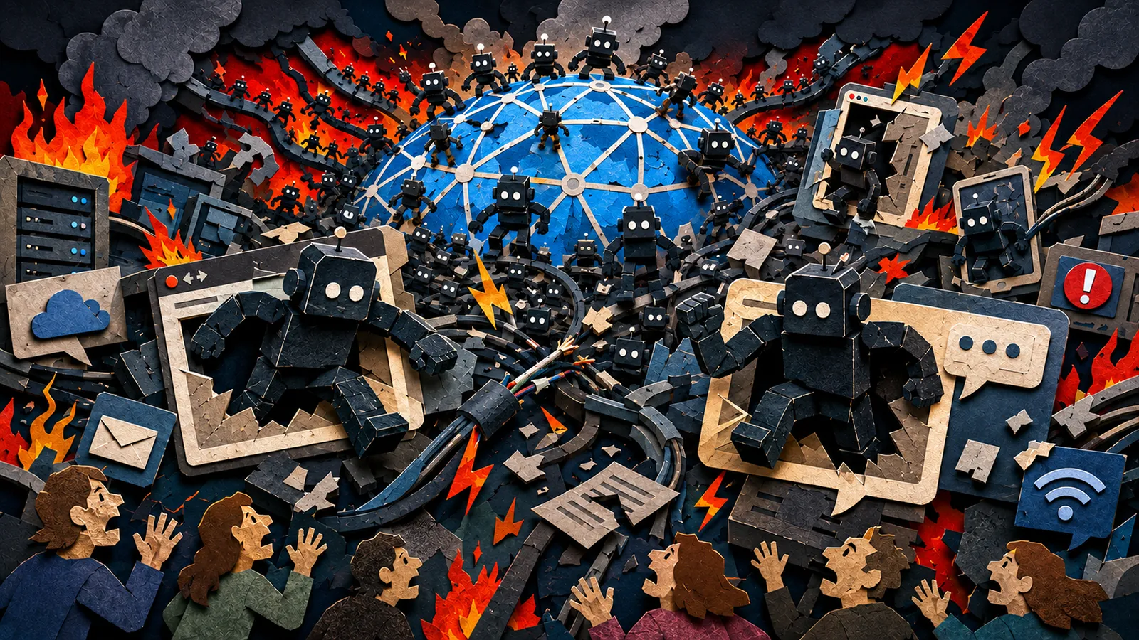 Chaos von KI-Agenten im Internet