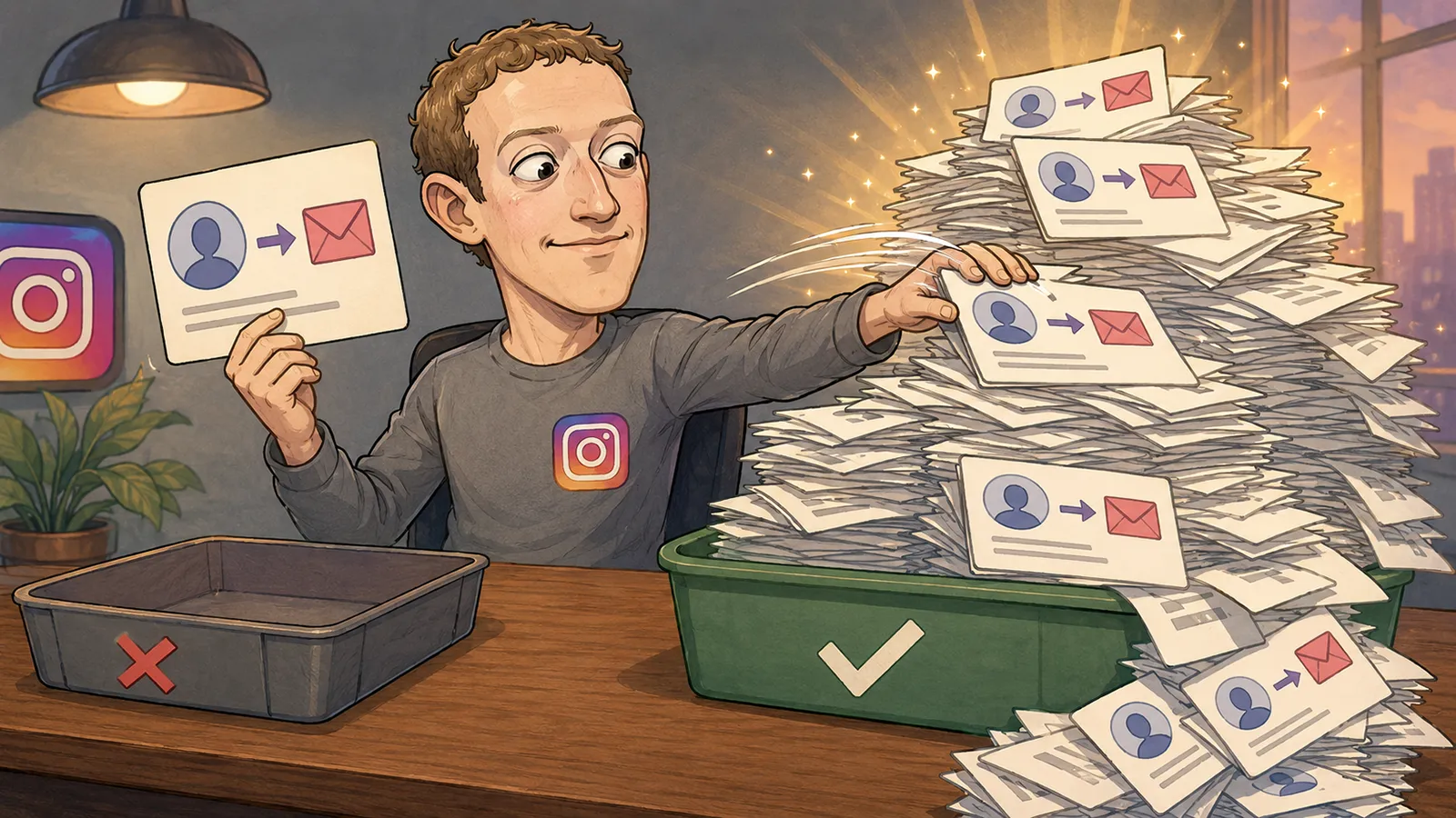Zuckerberg sortiert Anfrangen