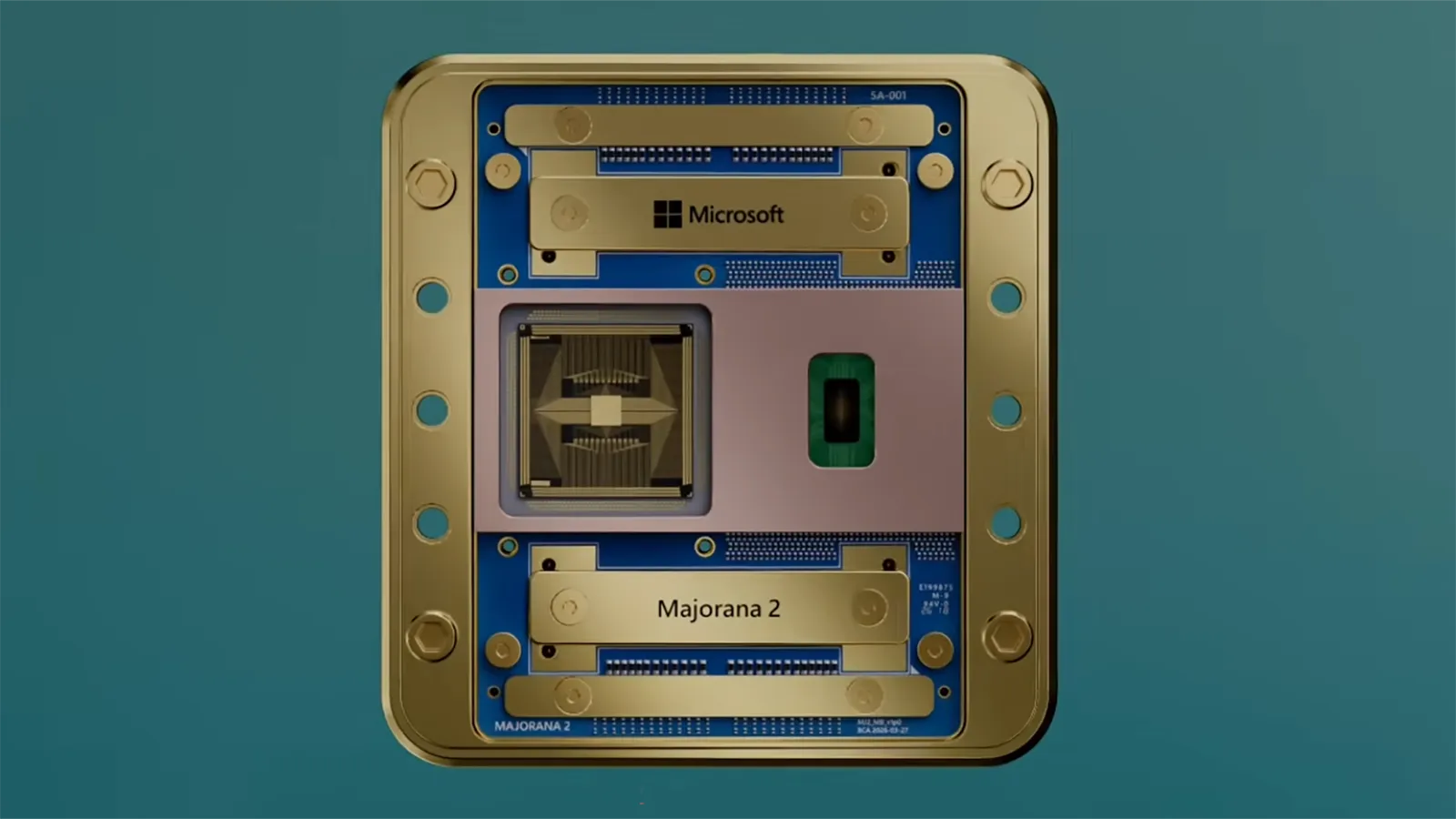 Ein Microsoft Quantencomputer