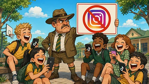 Darum lachen Teenager über das Social-Media-Verbot in Australien