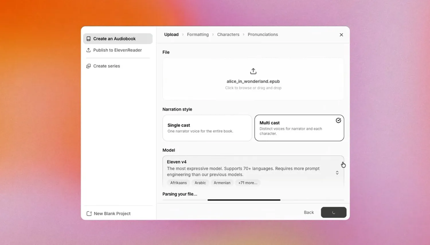 Multicast Funktion bei Elevenlabs