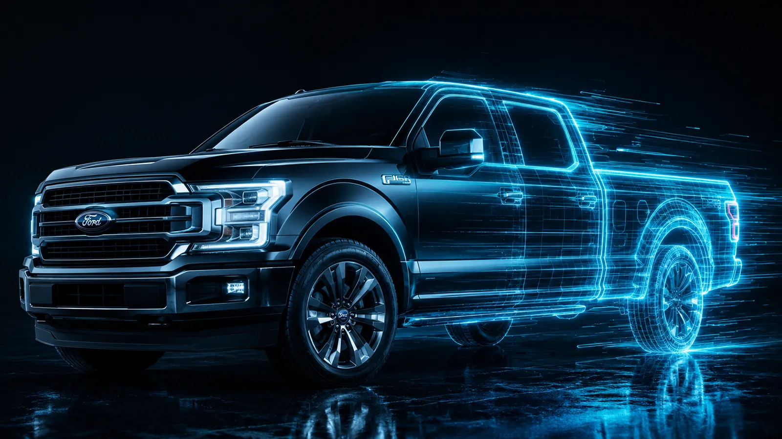 Ein Ford 150 Auto