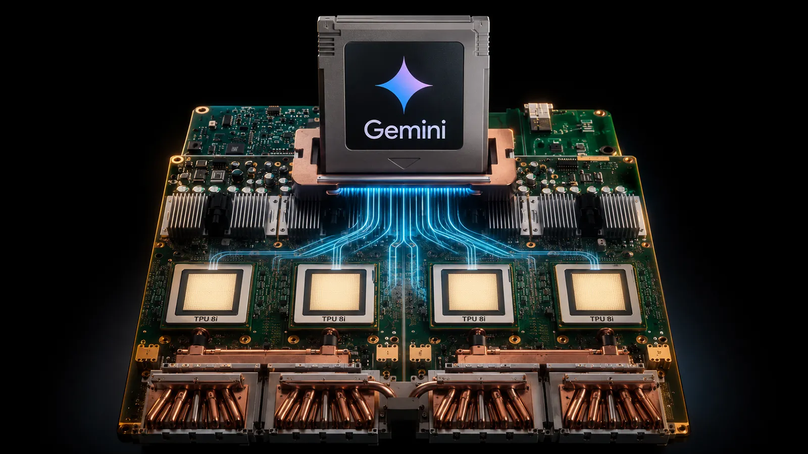 Ein Gemini Modul und ein Chip