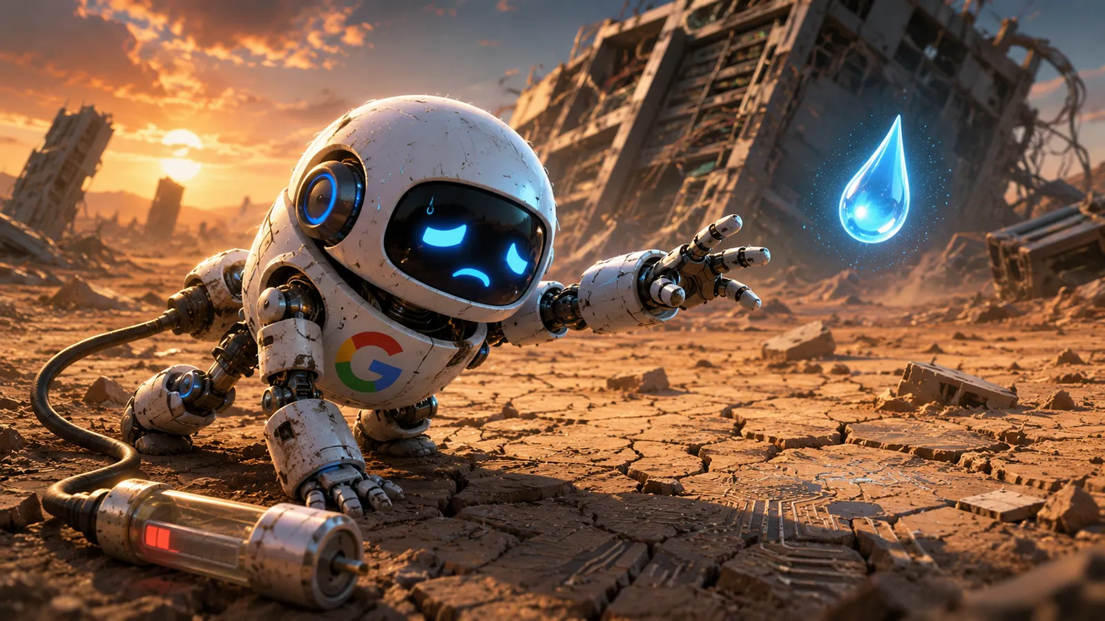 Google Roboter sucht nach Energie