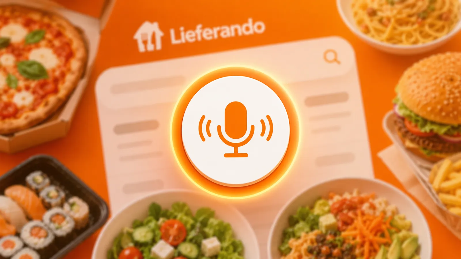 Lieferando Voice Button