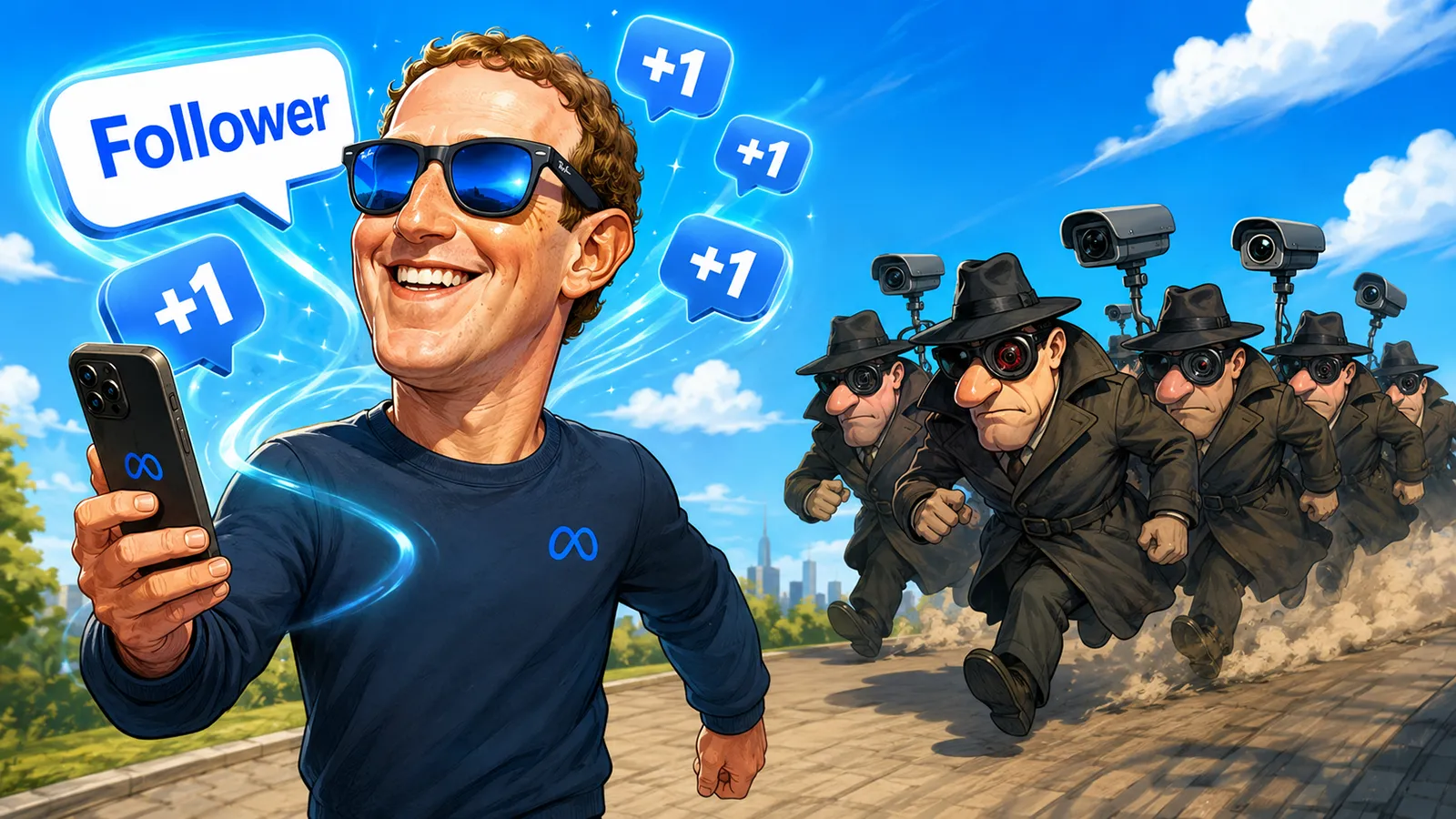 Zuckerberg mit Meta Brille