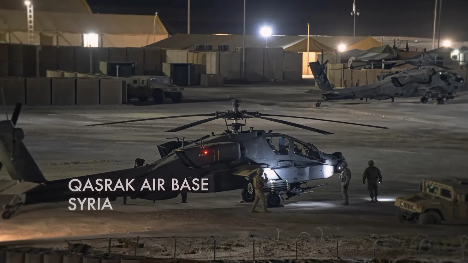 Ein militärischer Helicopter