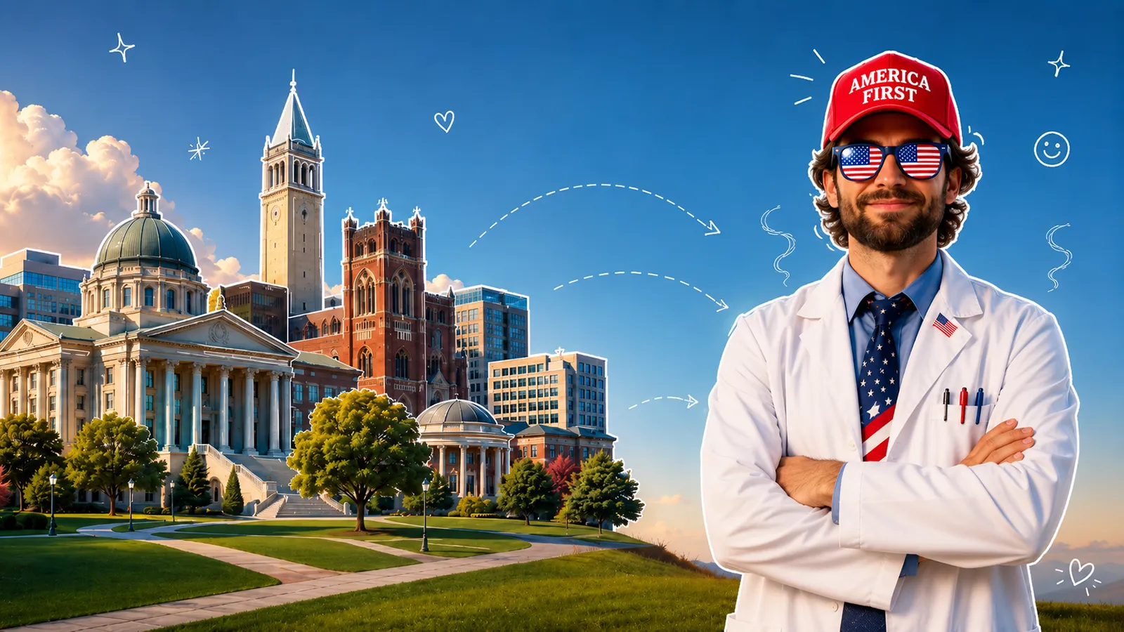 Eine Uni und ein Trump Forscher