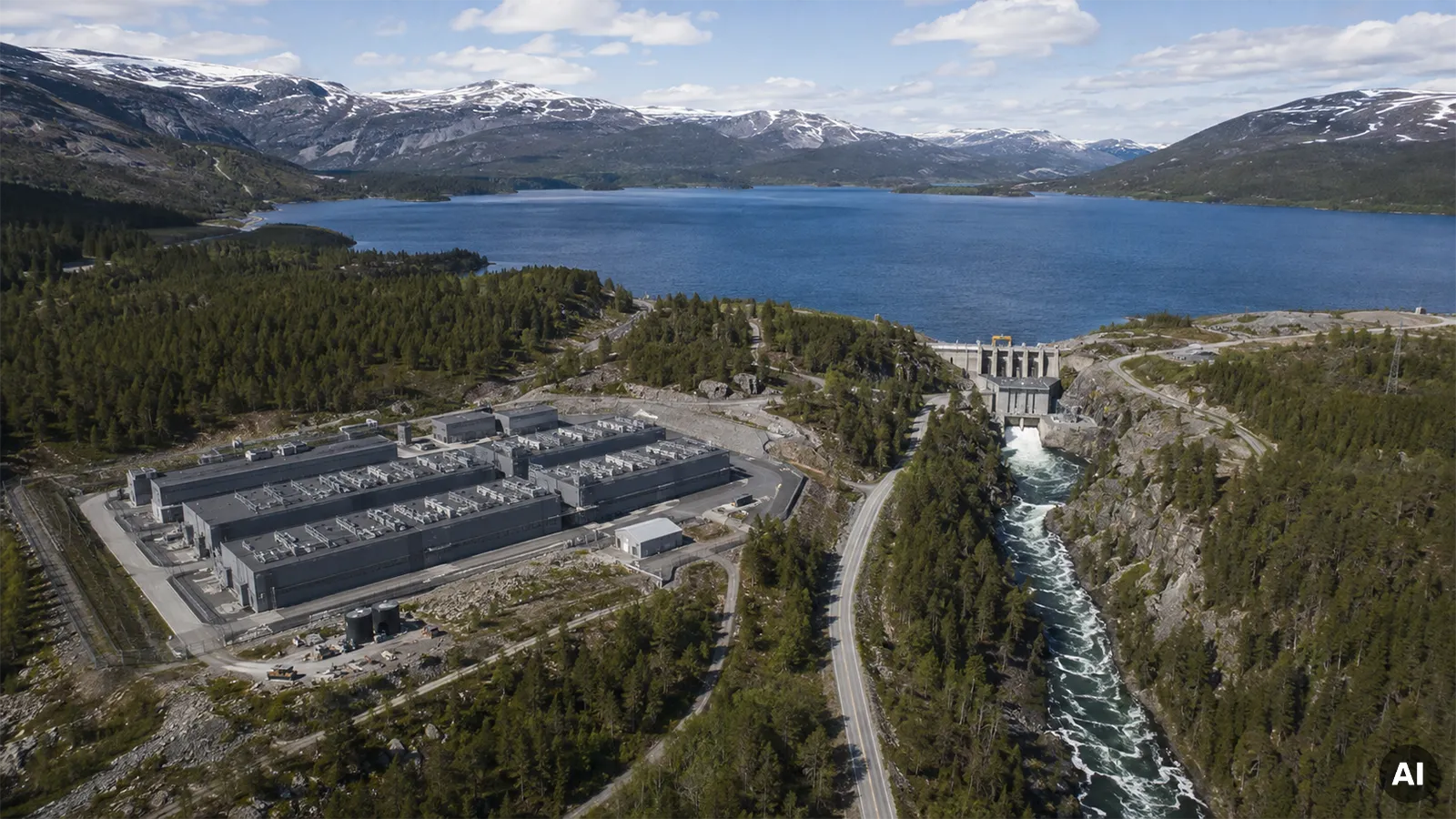 Ein Rechenzentrum in Norwegen